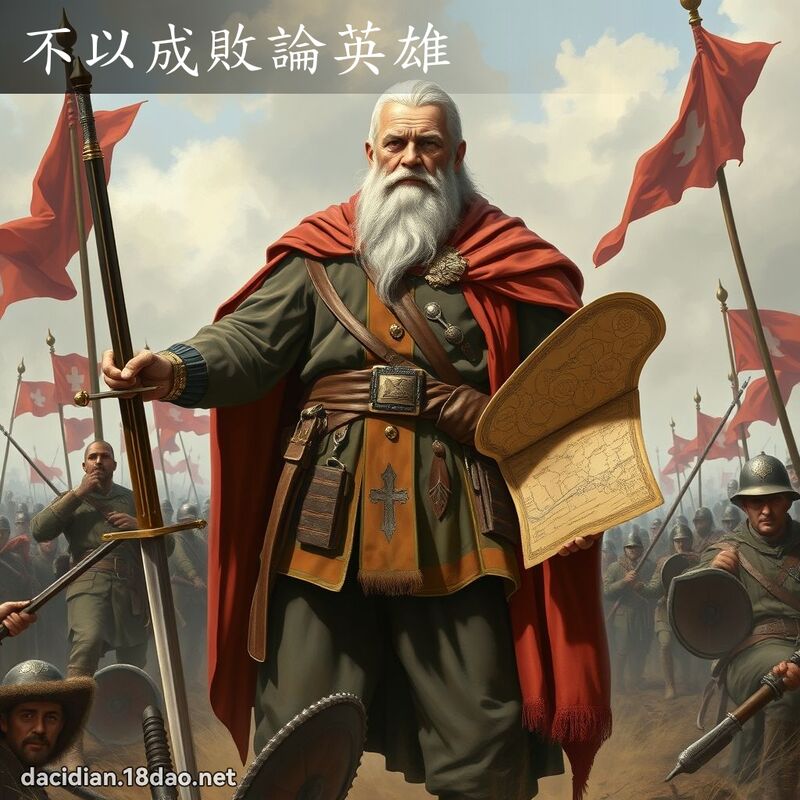 不以成敗論英雄 - 國語大辭典配圖