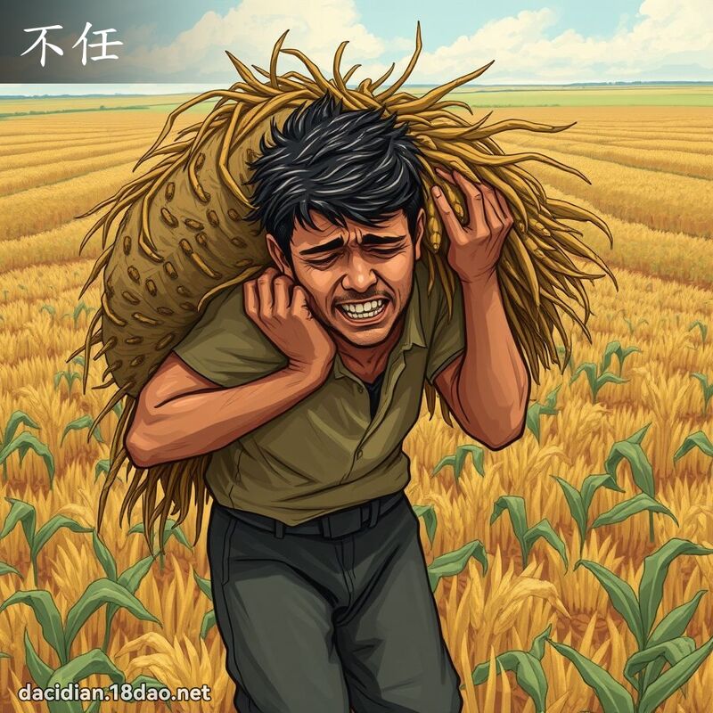 不任 - 國語大辭典配圖