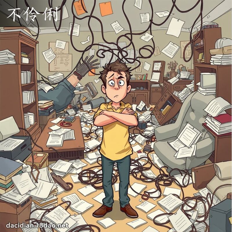 不伶俐 - 国语大辞典配图