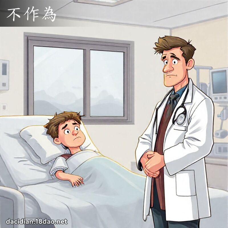 不作为 - 国语大辞典配图