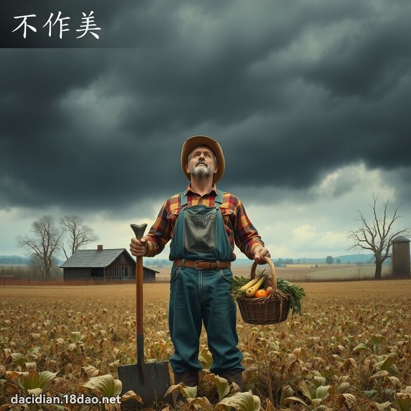 不作美 - 国语大辞典配图