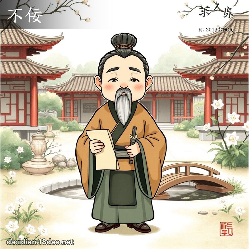 不佞 - 国语大辞典配图