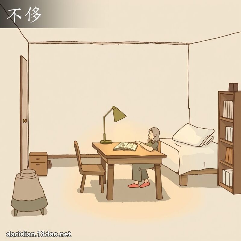 不侈 - 国语大辞典配图