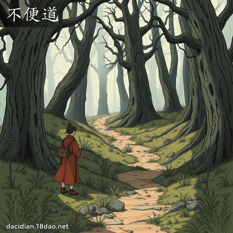 不便道 - 国语大辞典配图
