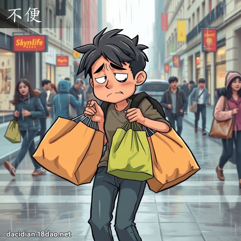 不便 - 国语大辞典配图