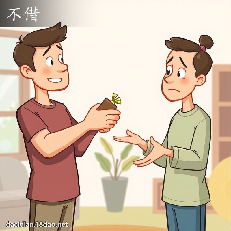 不借 - 國語大辭典配圖