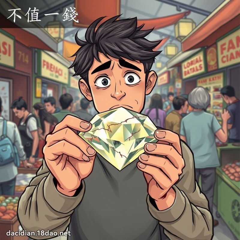 不值一錢 - 國語大辭典配圖