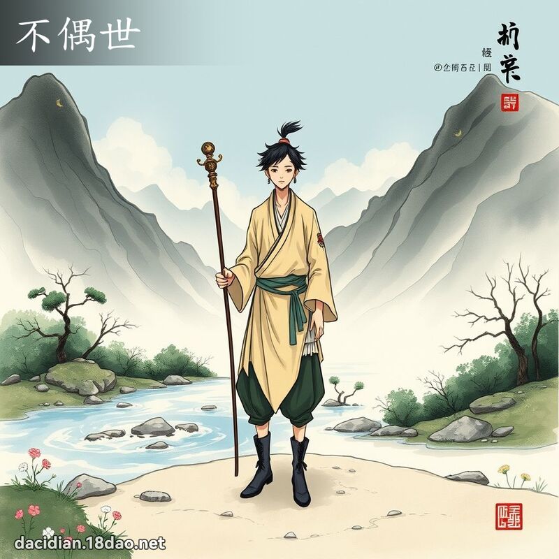 不偶世 - 国语大辞典配图
