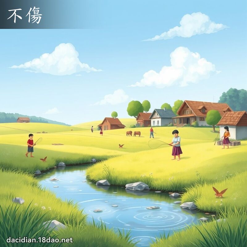 不傷 - 國語大辭典配圖