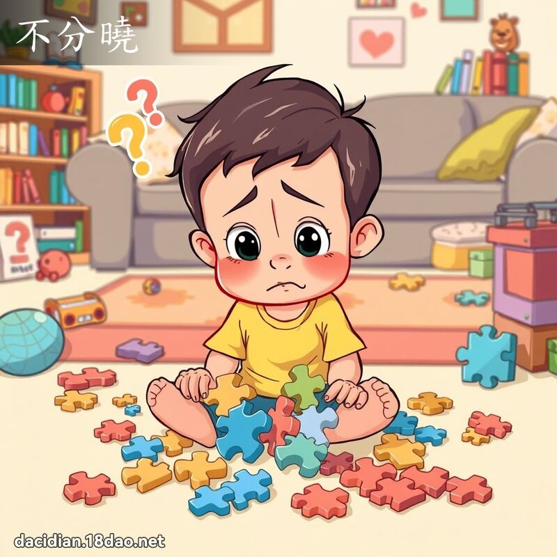 不分晓 - 国语大辞典配图