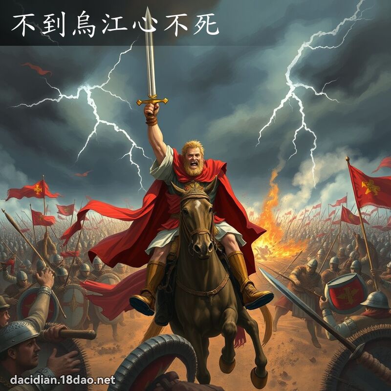 不到烏江心不死 - 國語大辭典配圖