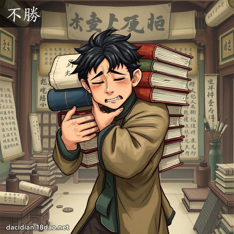 詞語: 不勝 (多意詞)