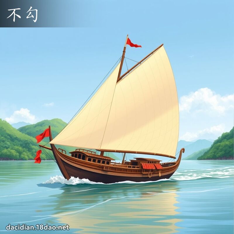 不勾 - 國語大辭典配圖