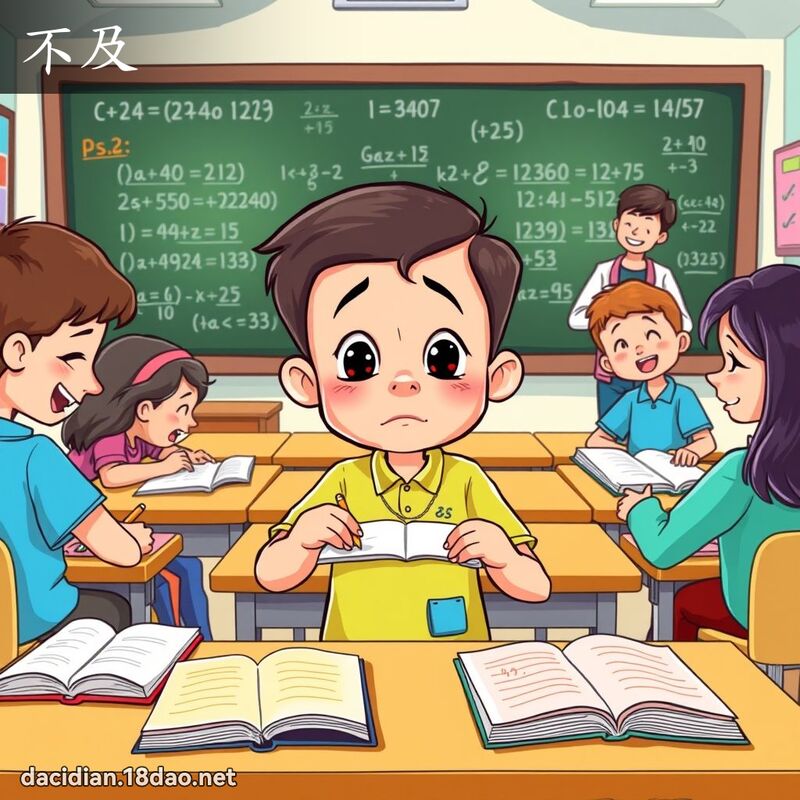 不及 - 國語大辭典配圖