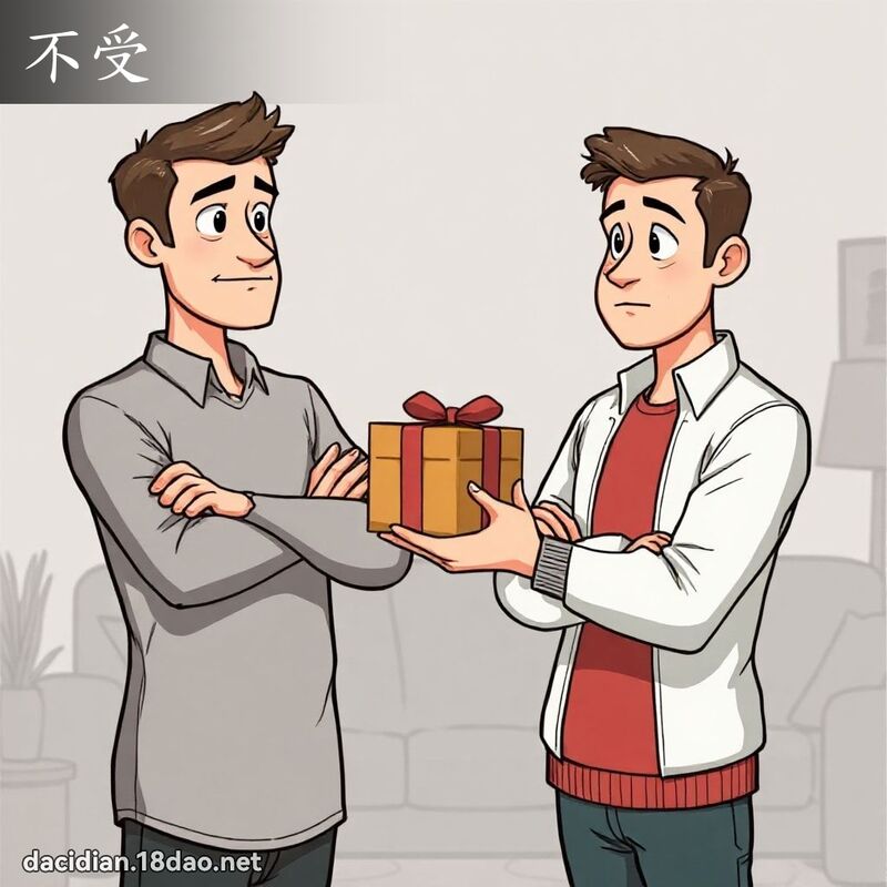 不受 - 国语大辞典配图