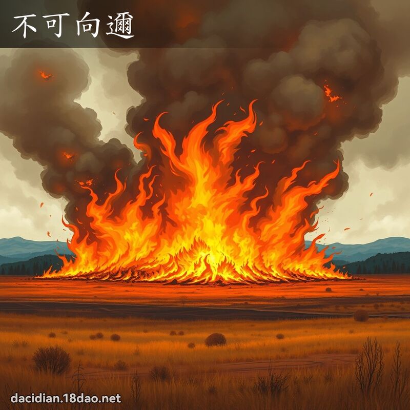 不可向邇 - 国语大辞典配图