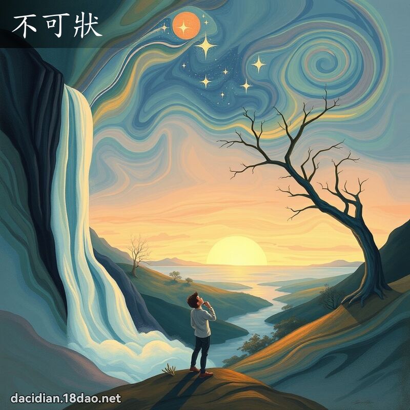 不可状 - 国语大辞典配图