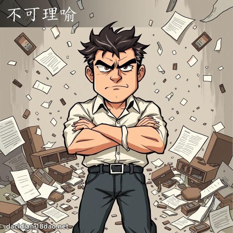 不可理喻 - 國語大辭典配圖