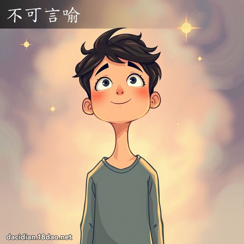 不可言喻 - 國語大辭典配圖