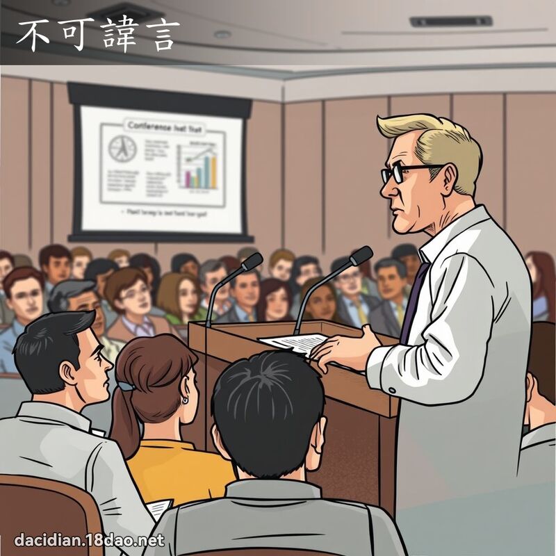 不可讳言 - 国语大辞典配图