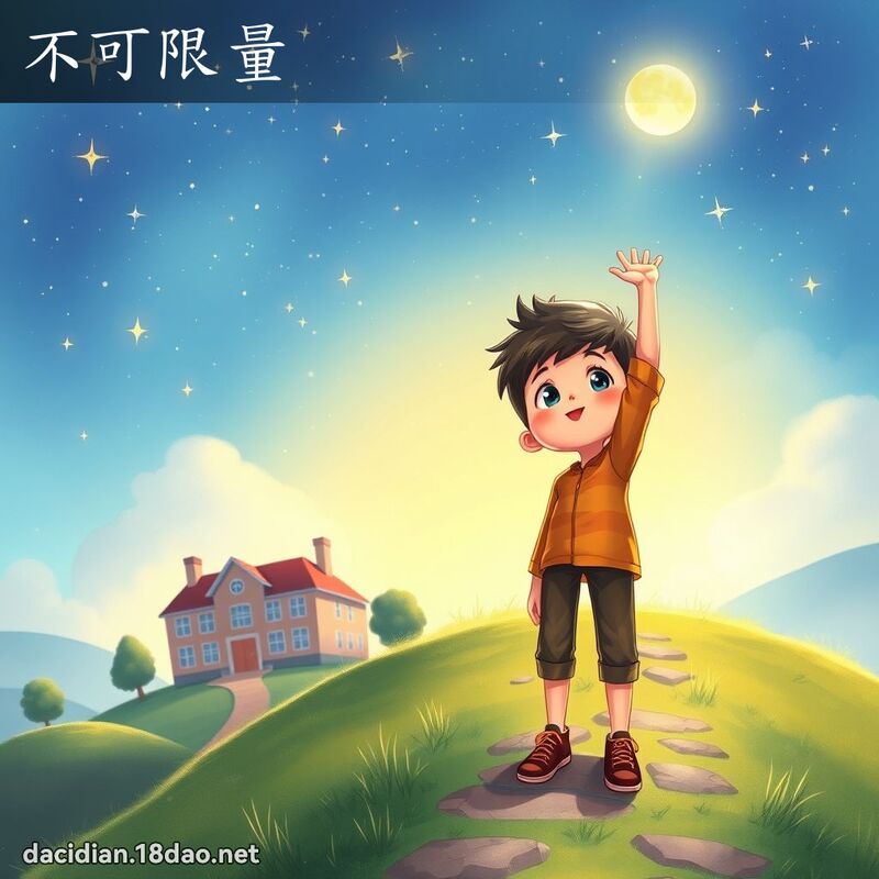 不可限量 - 國語大辭典配圖