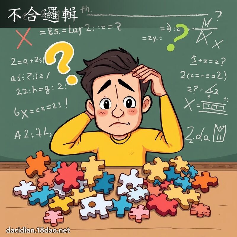 不合逻辑 - 国语大辞典配图