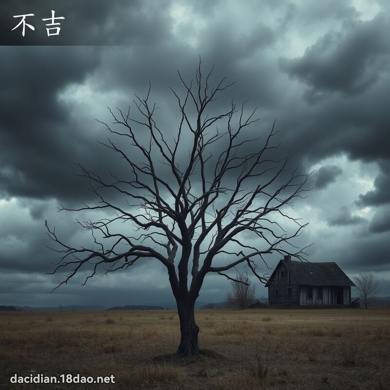 不吉 - 国语大辞典配图