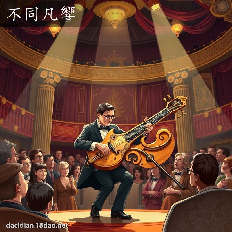 不同凡響 - 國語大辭典配圖