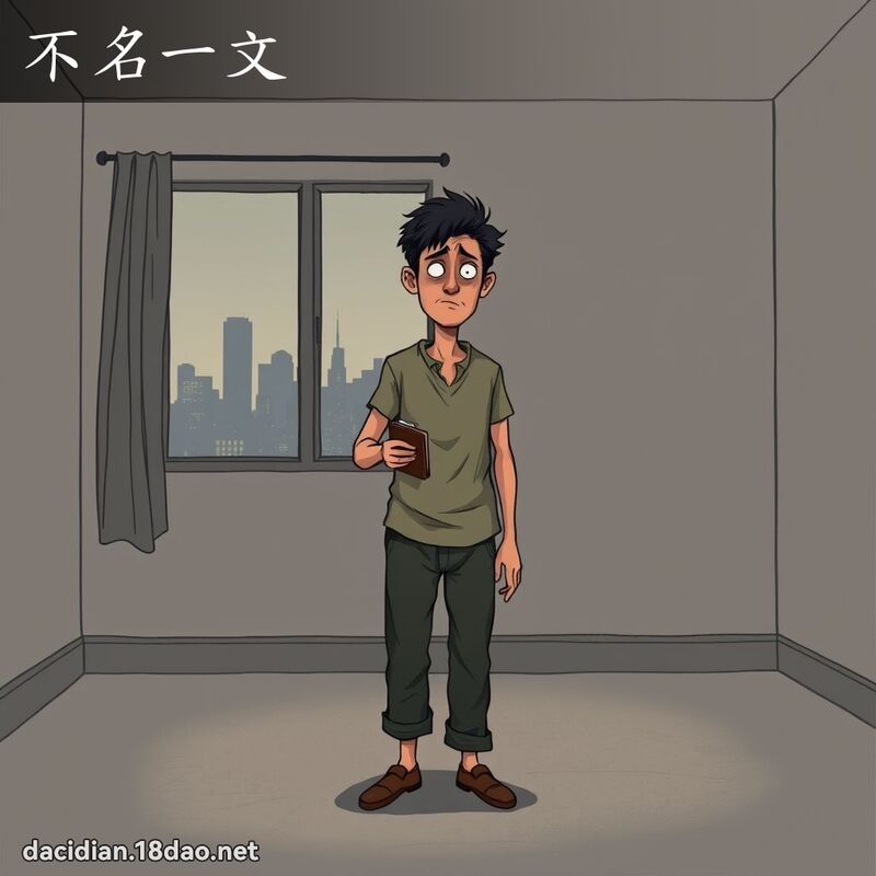 不名一文 - 國語大辭典配圖