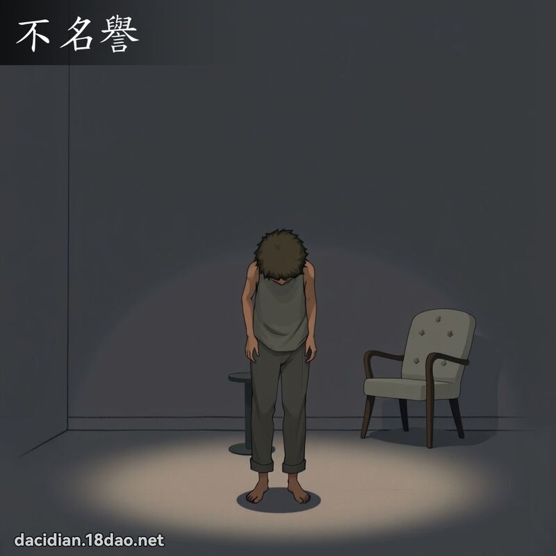 不名譽 - 國語大辭典配圖