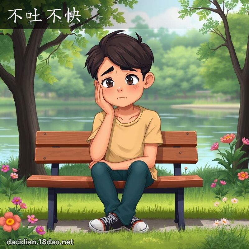 不吐不快 - 国语大辞典配图