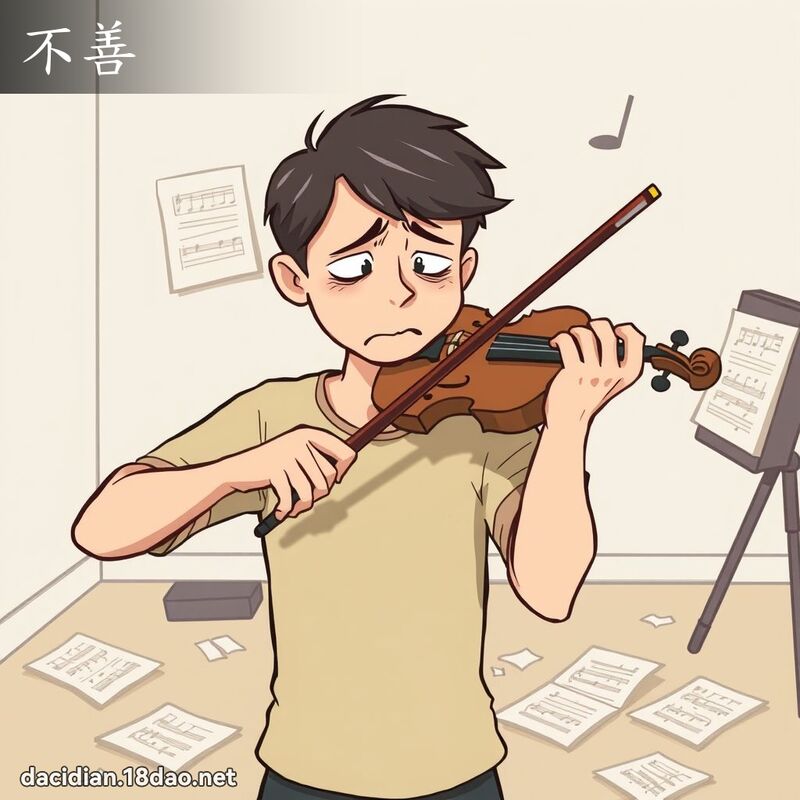 不善 - 国语大辞典配图