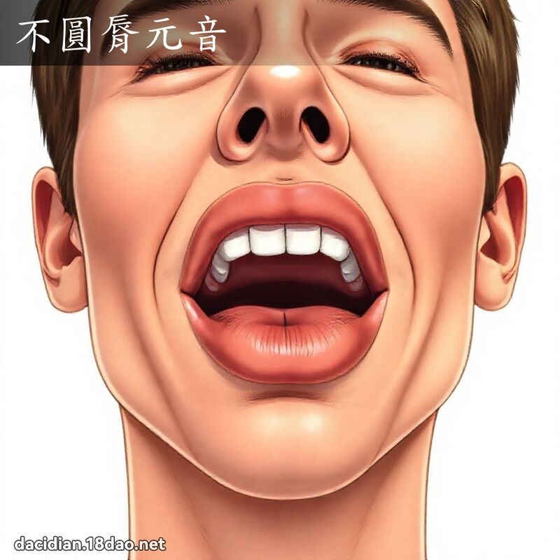 不圆脣元音 - 国语大辞典配图