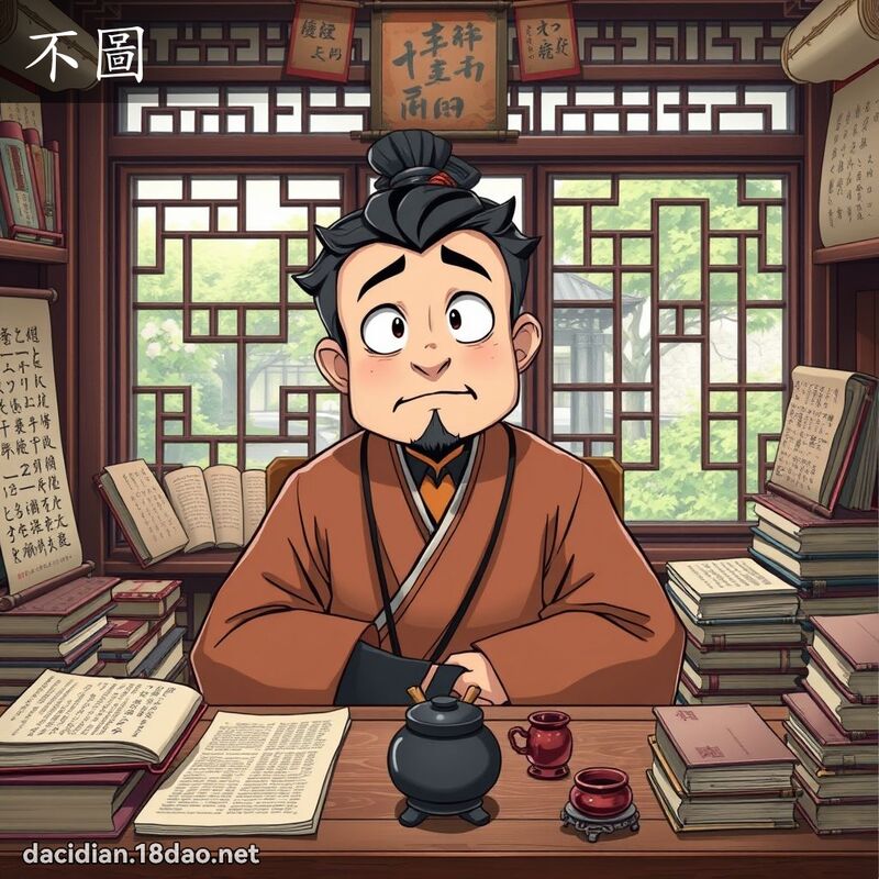 不图 - 国语大辞典配图