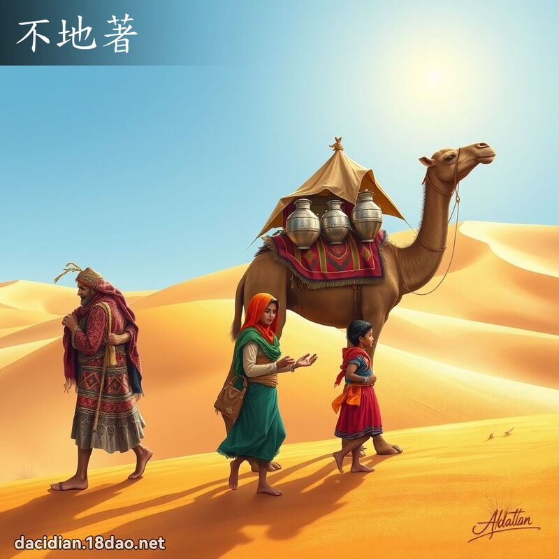 不地著 - 国语大辞典配图