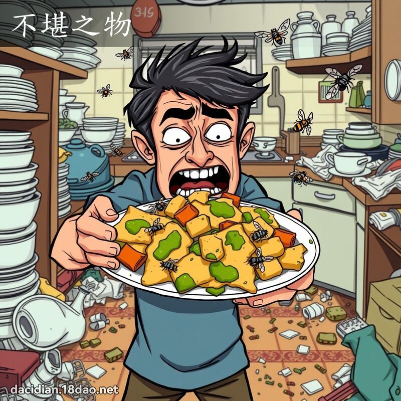 不堪之物 - 国语大辞典配图