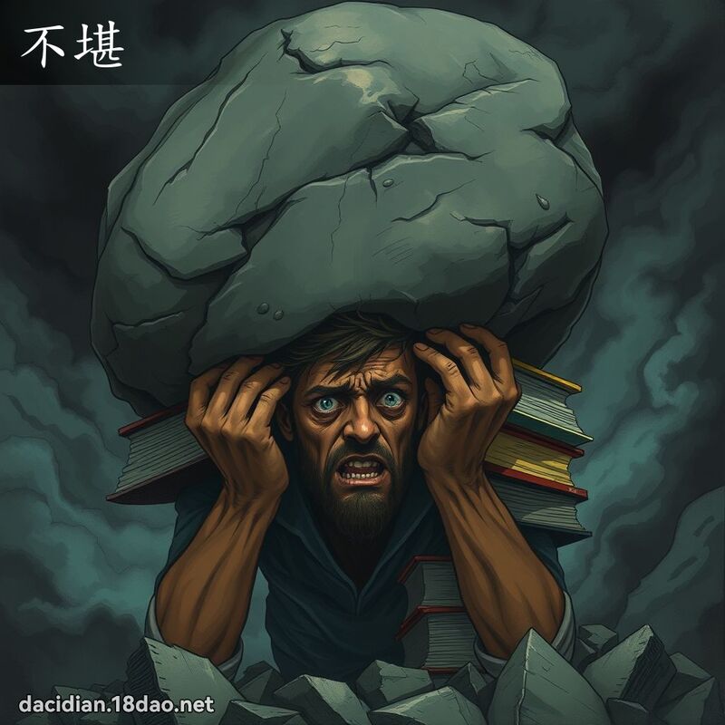 不堪 - 国语大辞典配图