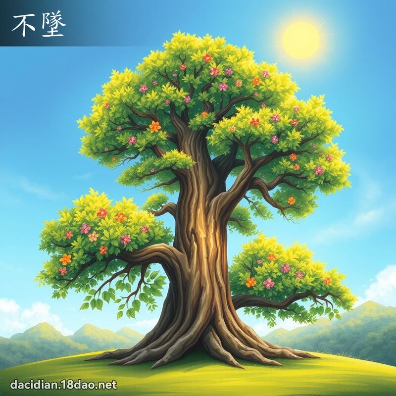 不坠 - 国语大辞典配图