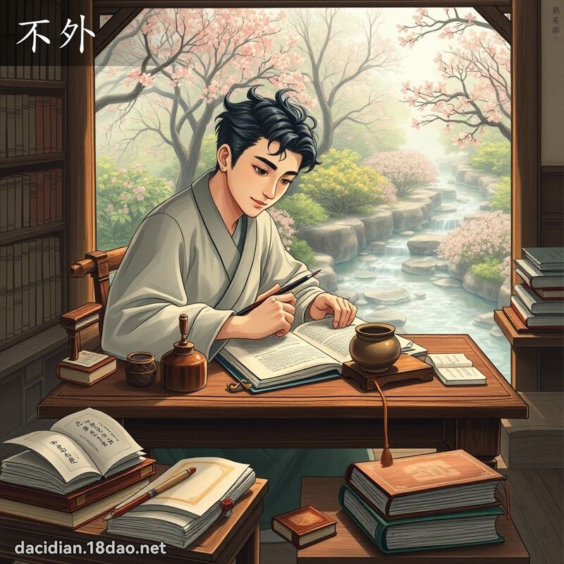 不外 - 国语大辞典配图