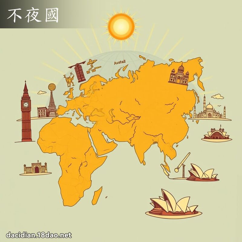 不夜國 - 國語大辭典配圖