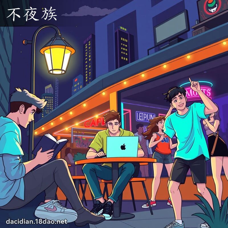 不夜族 - 國語大辭典配圖