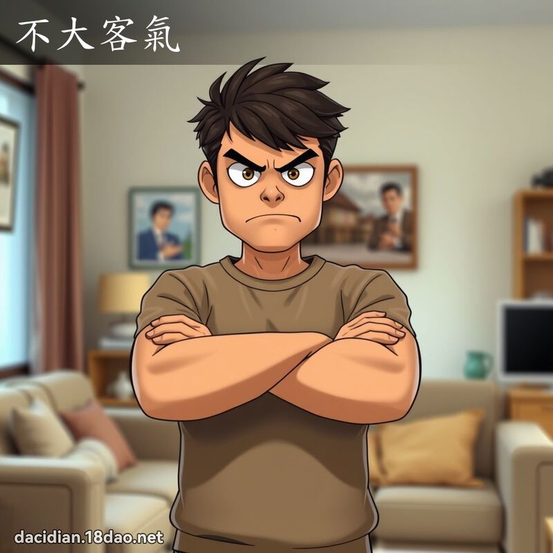 不大客氣 - 國語大辭典配圖