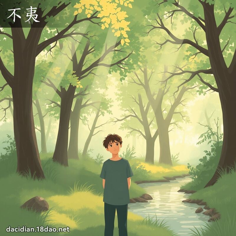 不夷 - 国语大辞典配图