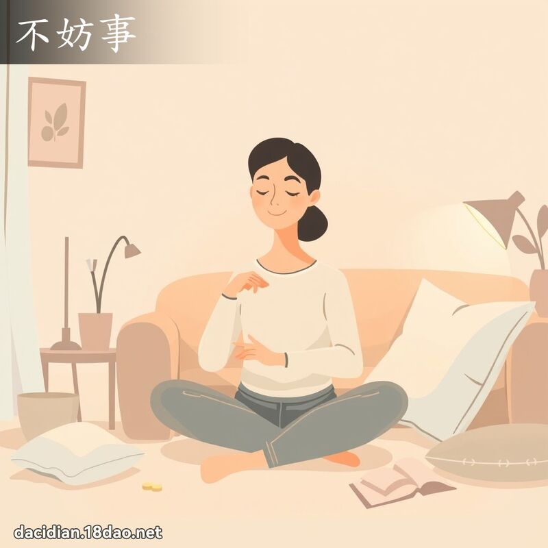 不妨事 - 國語大辭典配圖