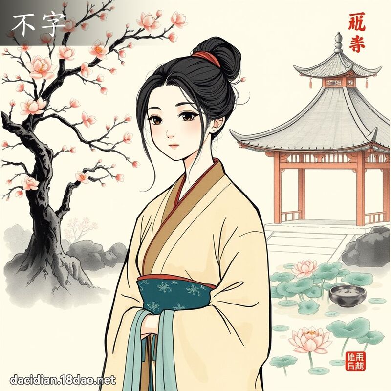 不字 - 國語大辭典配圖