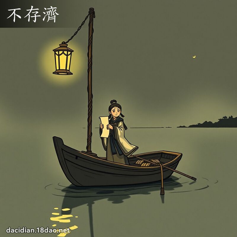 不存濟 - 國語大辭典配圖