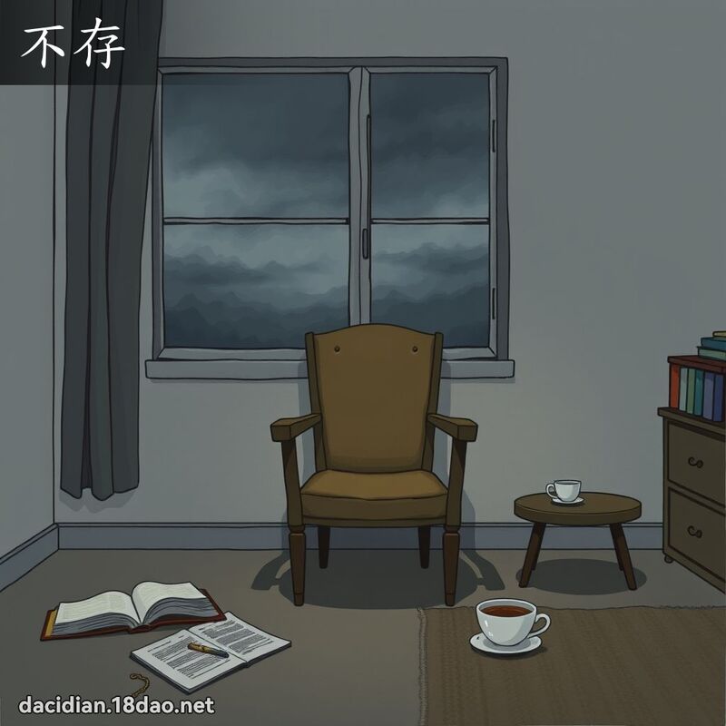 不存 - 國語大辭典配圖