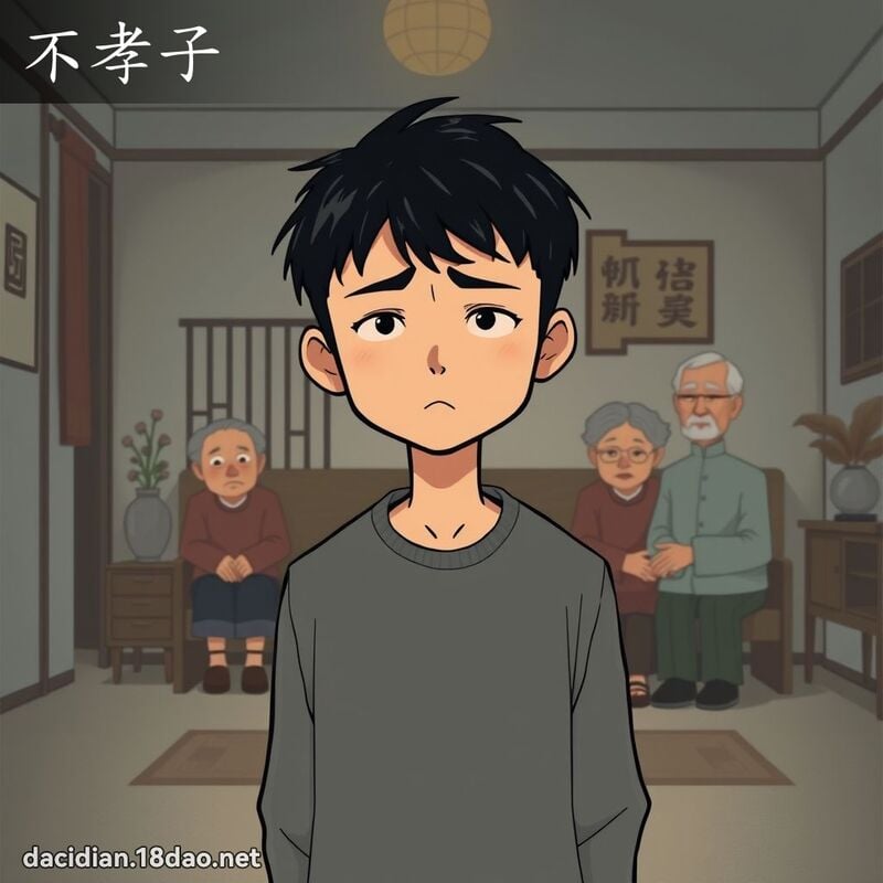 不孝子 - 國語大辭典配圖