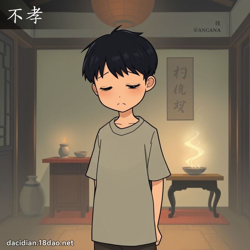 不孝 - 國語大辭典配圖