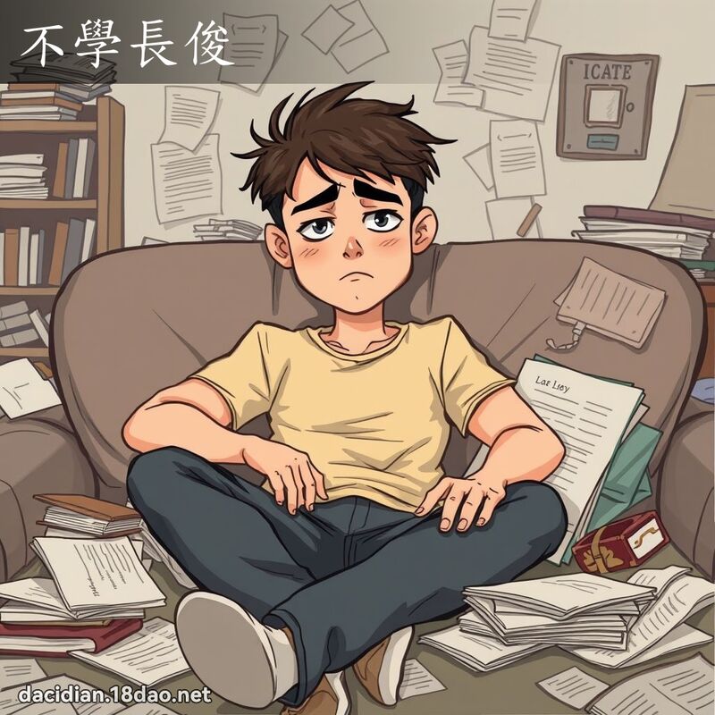 不學長俊 - 國語大辭典配圖